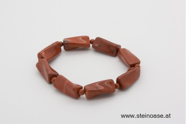 Armband Jaspis rot 'Swing'